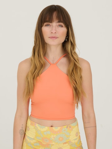 ABOUT YOU x Sofia Tsakiridou Top 'Adelina' in Orange: front