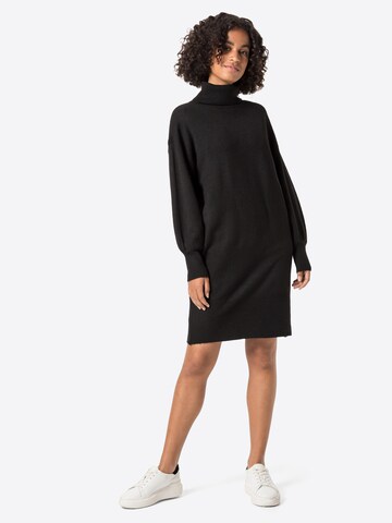 PIECES Úpletové šaty 'Fabia' – černá: přední strana
