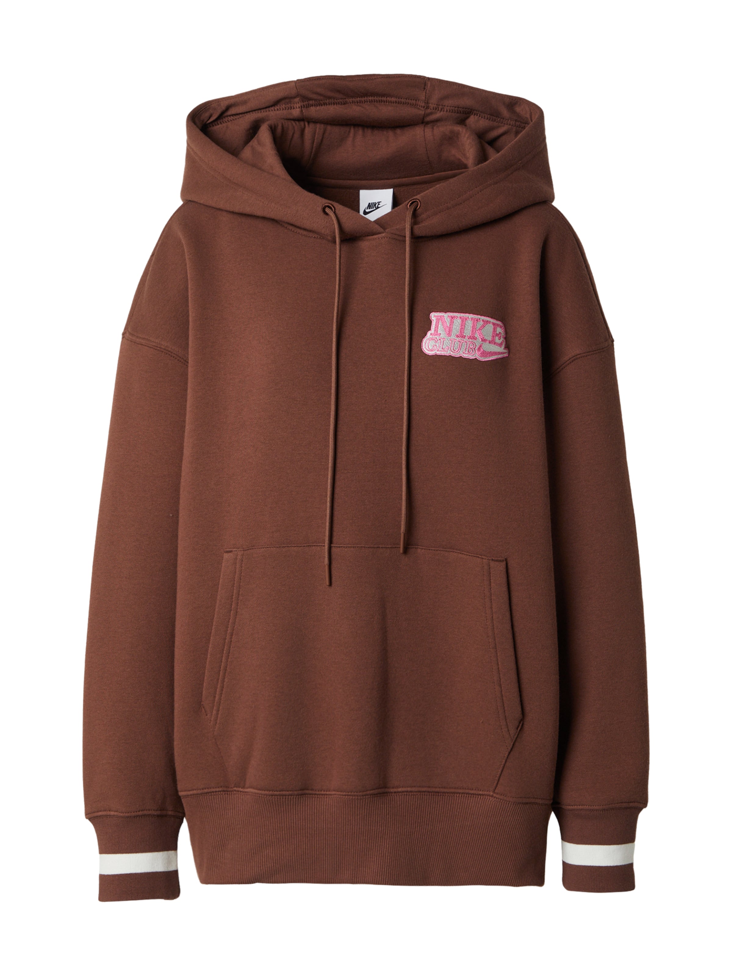 Nike Sportswear Μπλούζα φούτερ 'PHNX FLC' σε καφέ: μπροστά