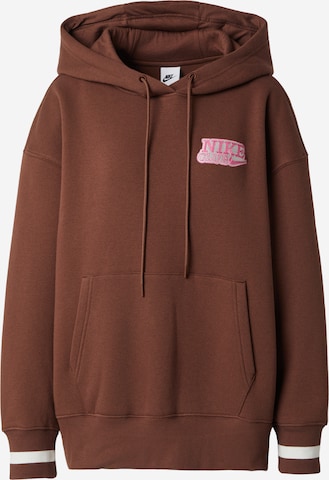 Nike Sportswear Sweatshirt 'PHNX FLC' in Brown: front
