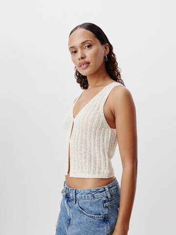 LeGer by Lena Gercke Knitted top 'Janina' in White