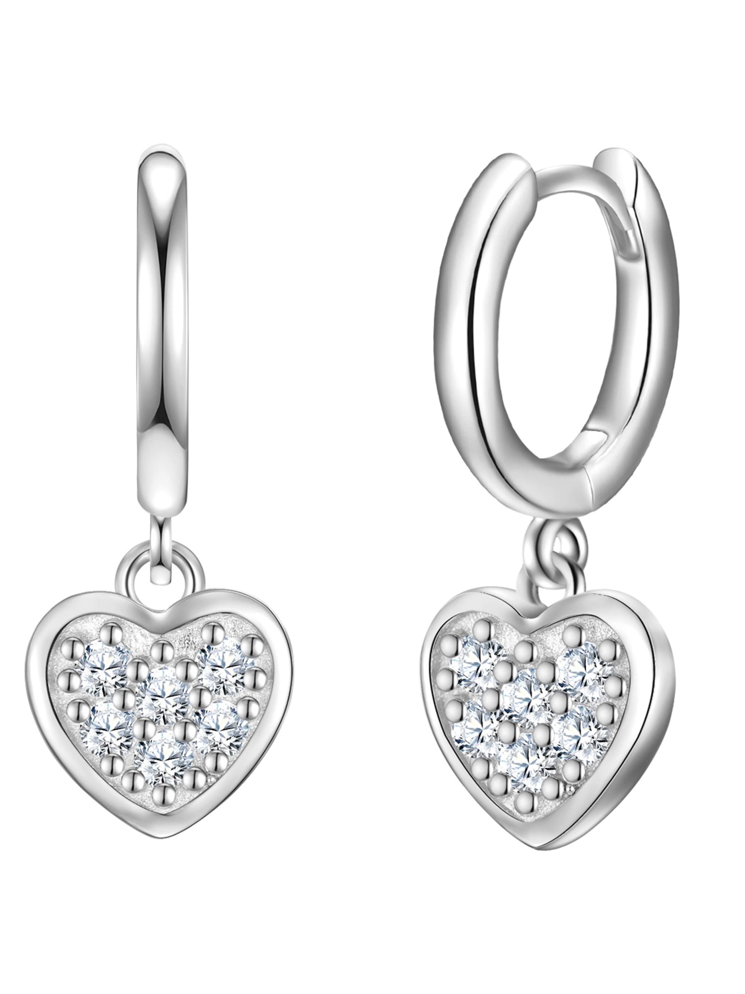 Boucles d'oreilles Glanzstücke München en argent : devant