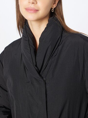 Calvin Klein Between-Seasons Coat in Black