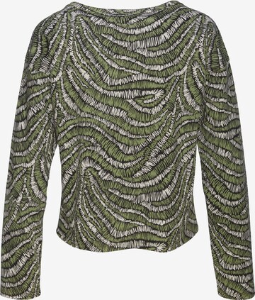 Sweat-shirt LASCANA en vert