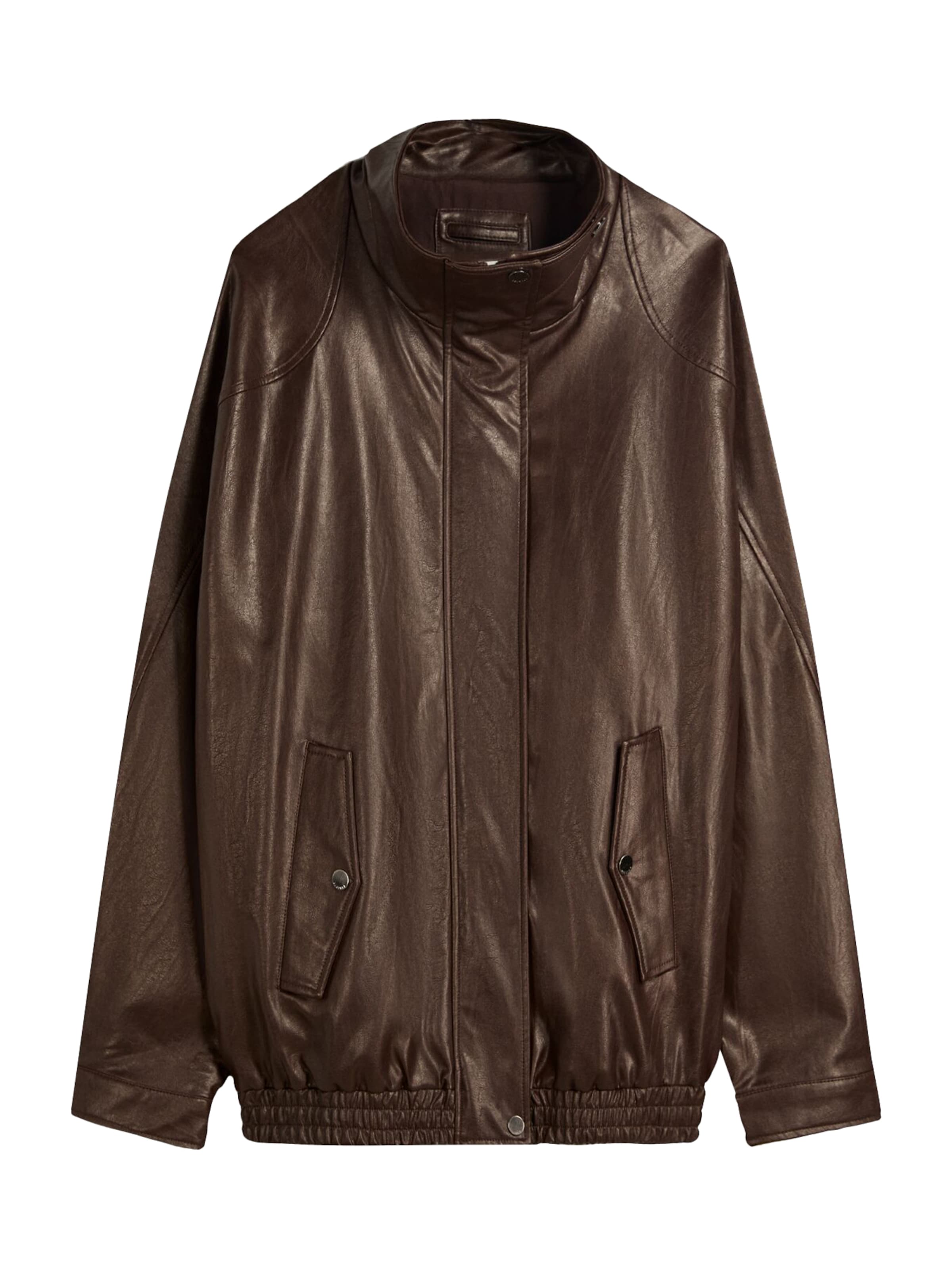 Bershka Overgangsjakke i brun: forside