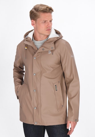 Schmuddelwedda - Chaqueta funcional en marrón: frente
