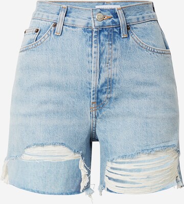 TOPSHOP Regular Jeans in Blauw: voorkant