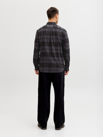 JACK & JONES Regular Fit Hemd in Grau