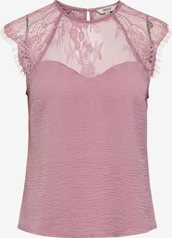 ONLY Топ 'ONLMETTE' в розово: отпред