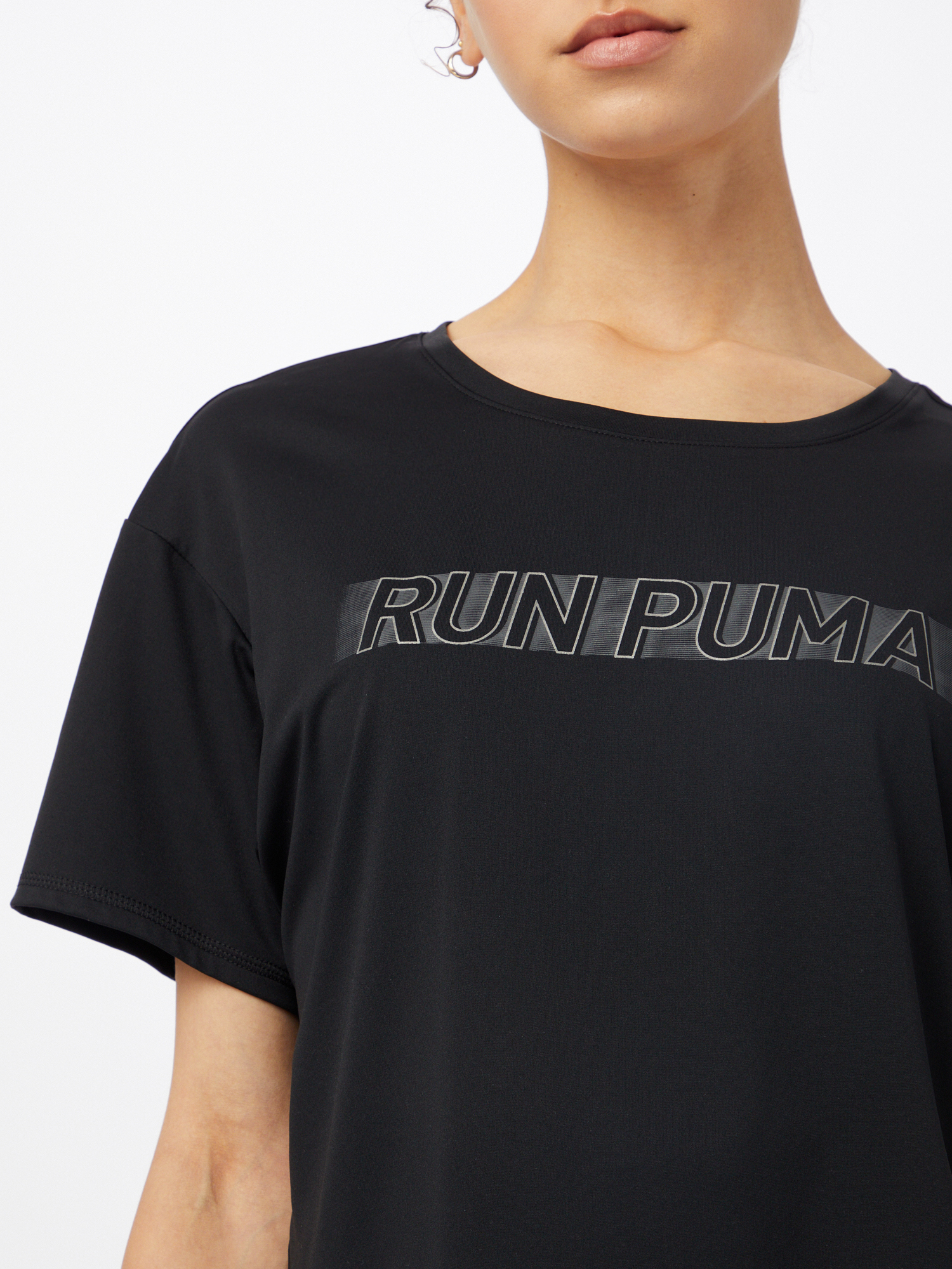 T-shirt fonctionnel RUN LITE COOLadapt SKIMMER PUMA en Noir 
