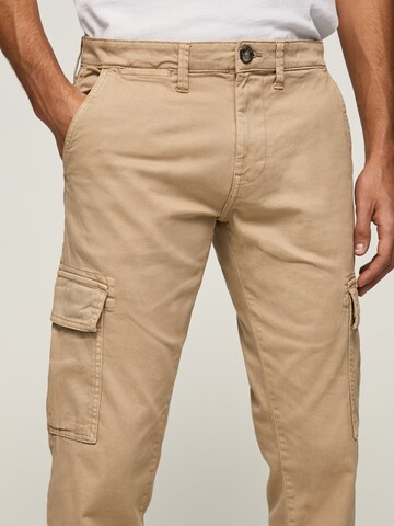 Pepe Jeans Regular Pants ' SEAN ' in Brown