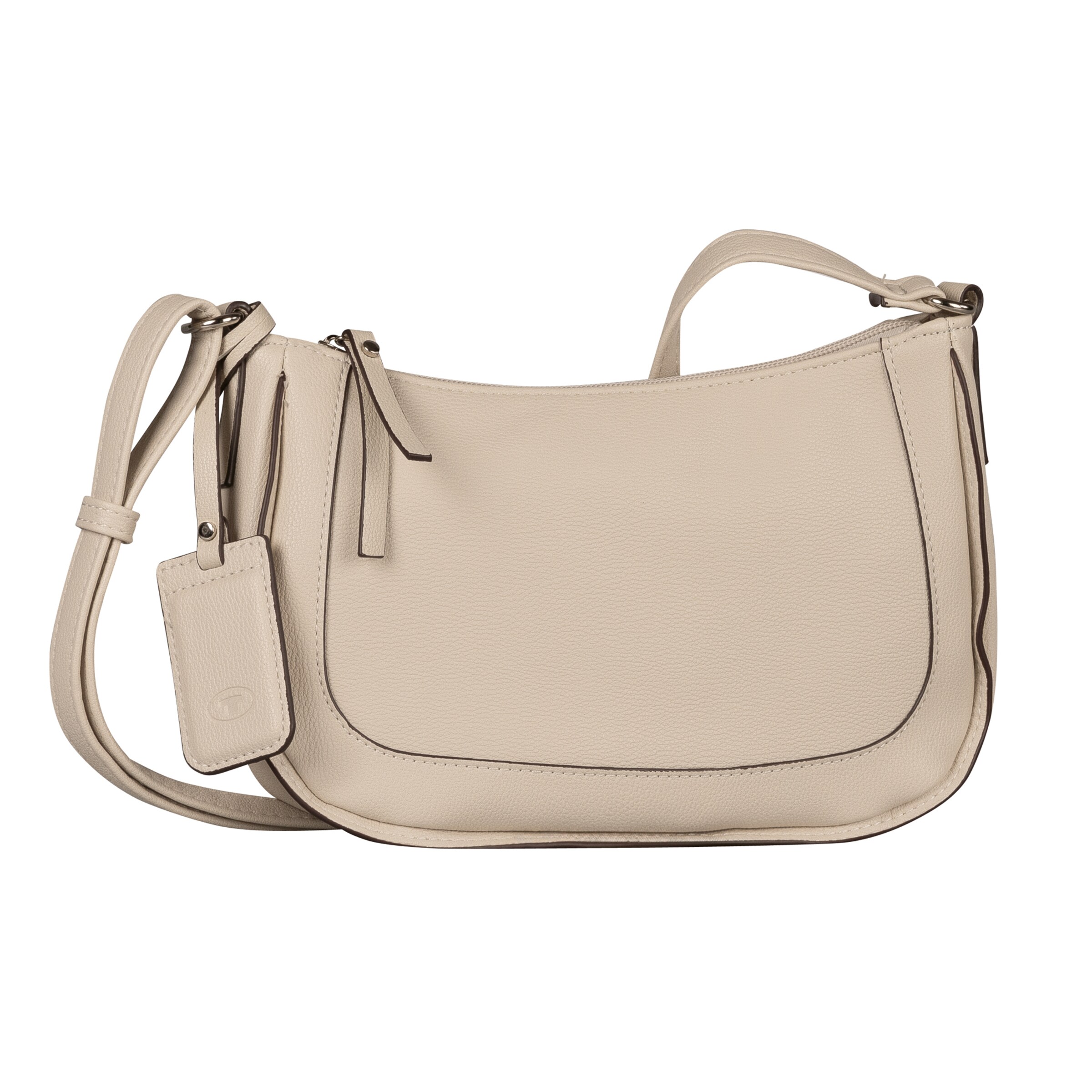 TOM TAILOR Crossbody Bag in White: front