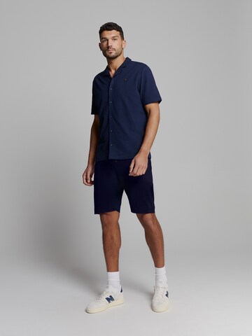 Regular Pantalon No Excess en bleu