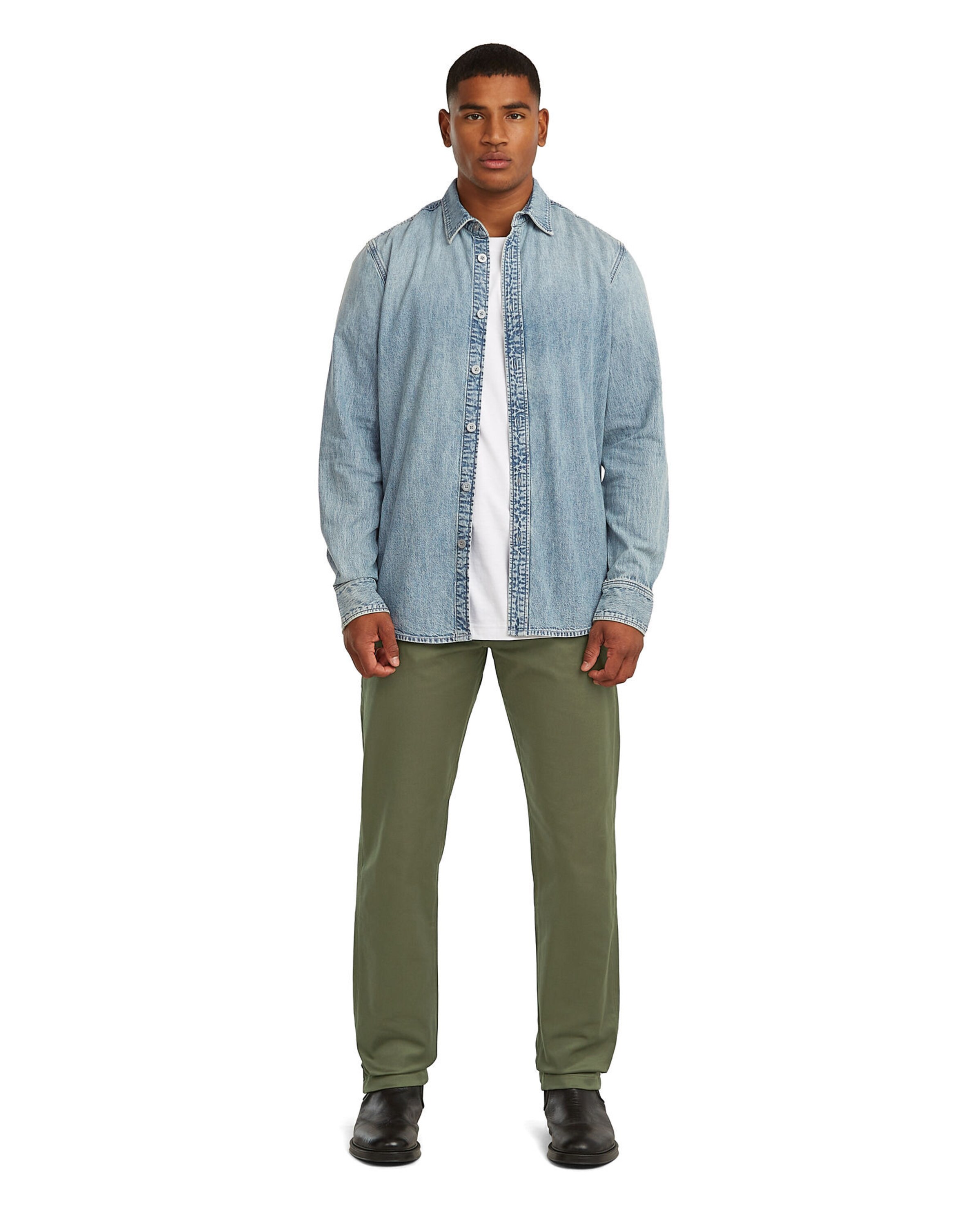 G-STAR Tapered Chino 'Morry' in Groen
