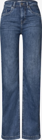 STREET ONE Wide Leg Jeans 'Emee' in Blau: Vorderseite