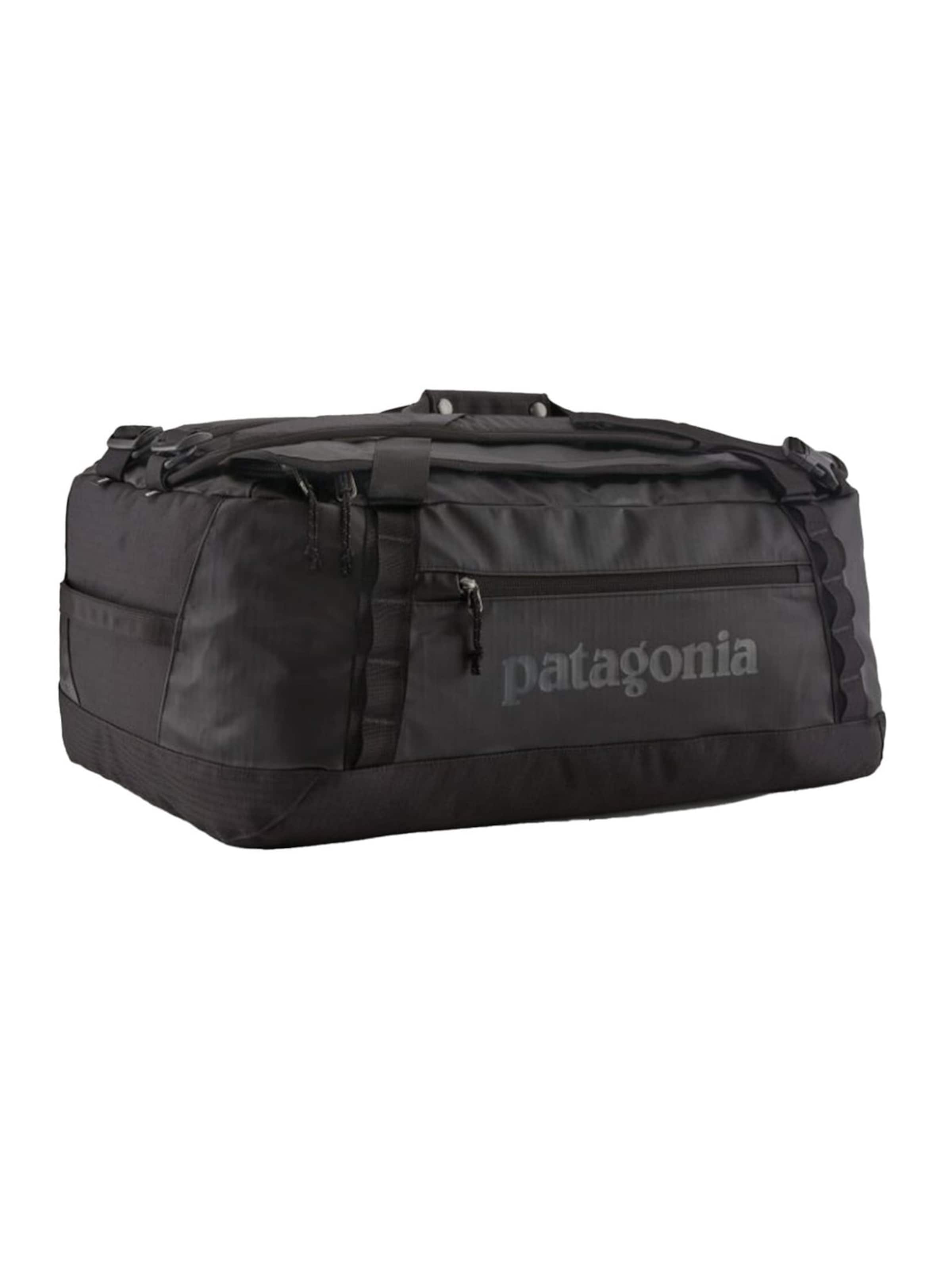PATAGONIA Skuldertaske 'Black Hole Duffel 55L BOB Black on Black' i sort: forside