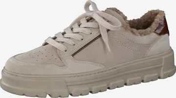 Paul Green Sneakers laag in Beige: voorkant