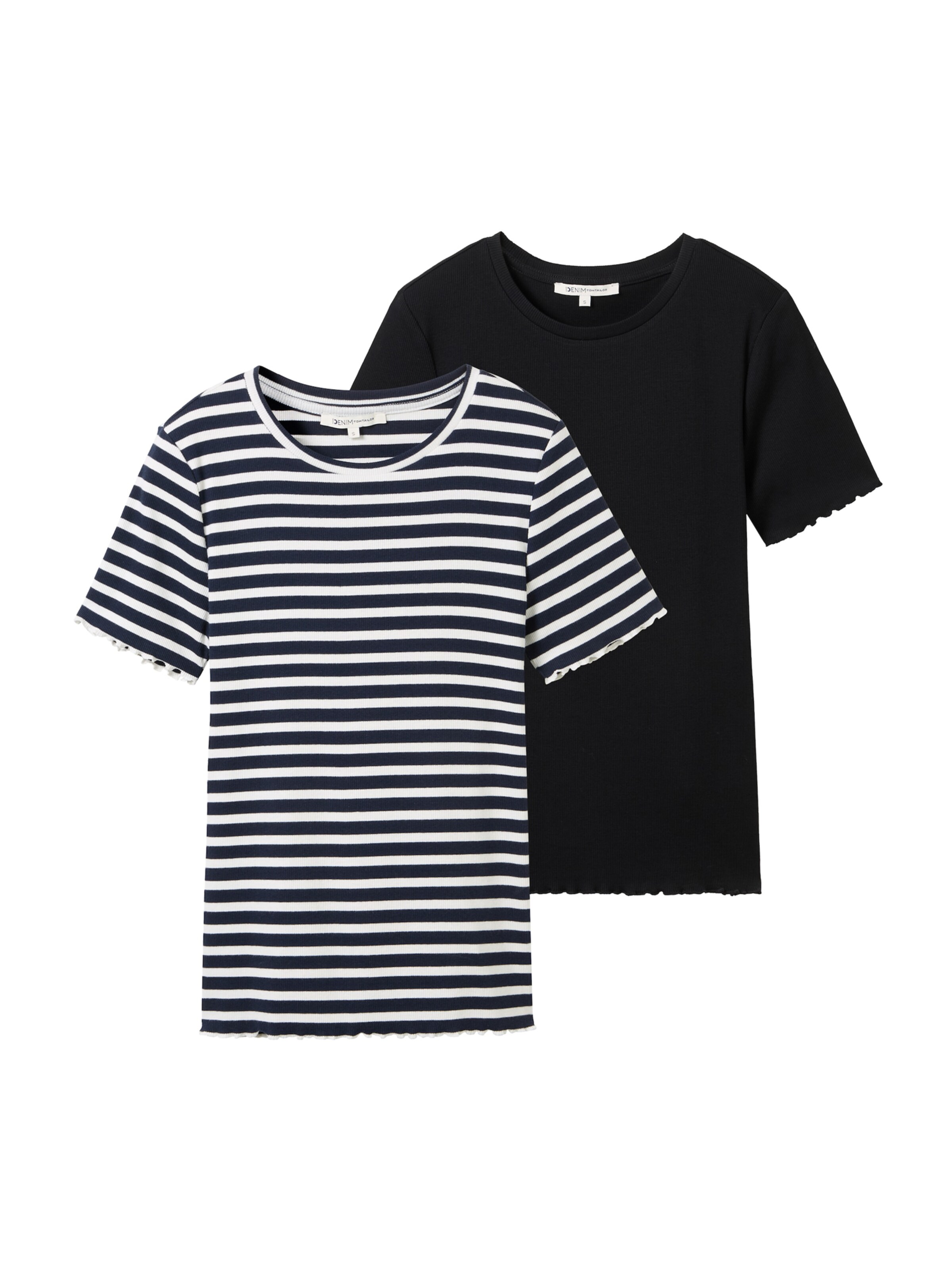 TOM TAILOR DENIM Koszulka w kolorze niebieski: przód