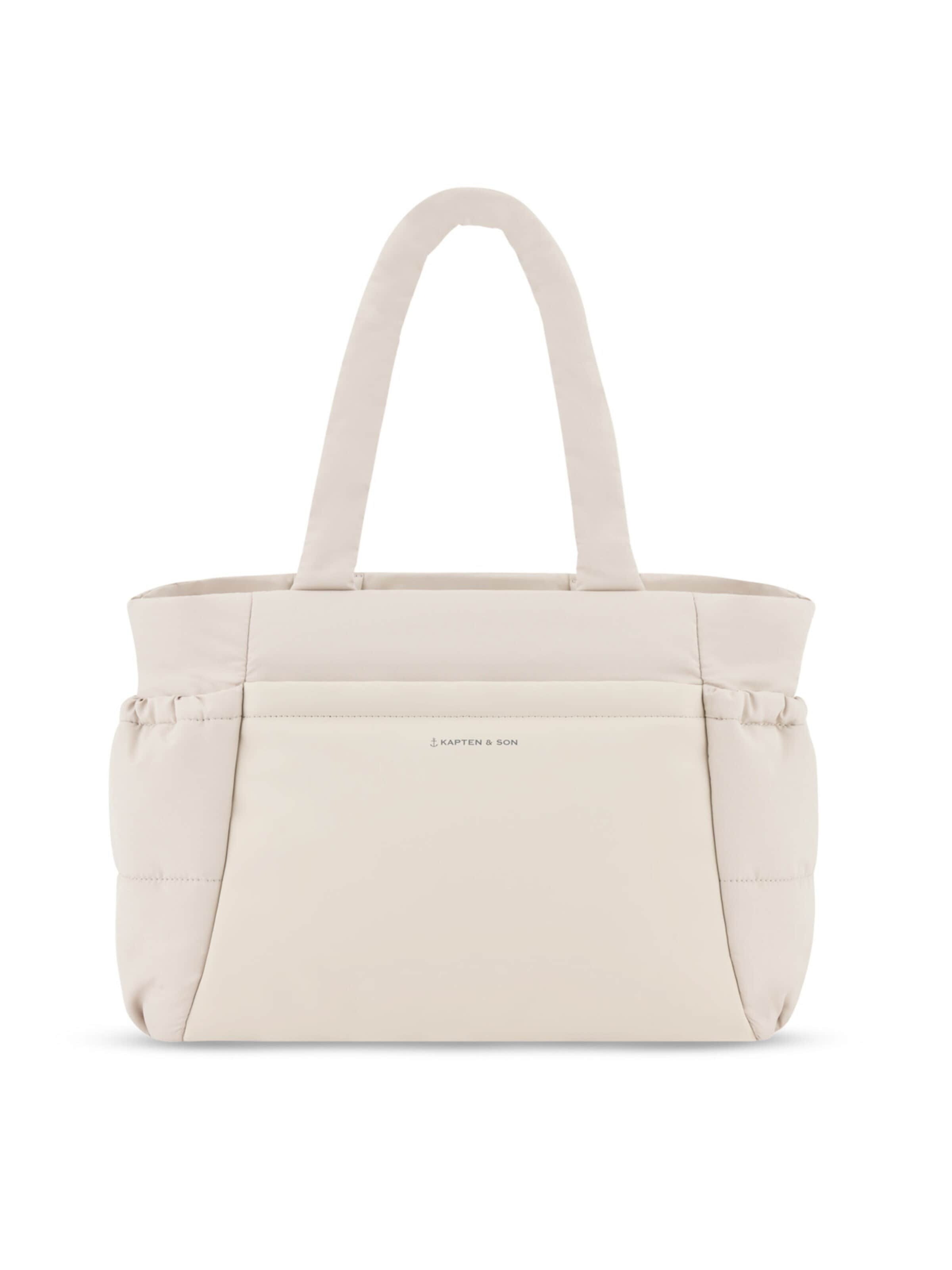 Kapten & Son Shopper 'Hellvi Medium' in Beige: front