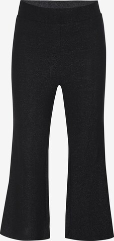 Bruuns Bazaar Kids Flared Trousers 'Theodora' in Black: front