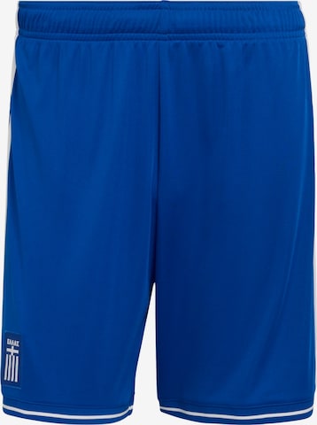 ADIDAS PERFORMANCE Regular Sports trousers 'Griechenland 26' in Blue: front