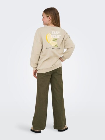 Sweat-shirt 'KOGPHOEBE' ONLY GIRLS en beige