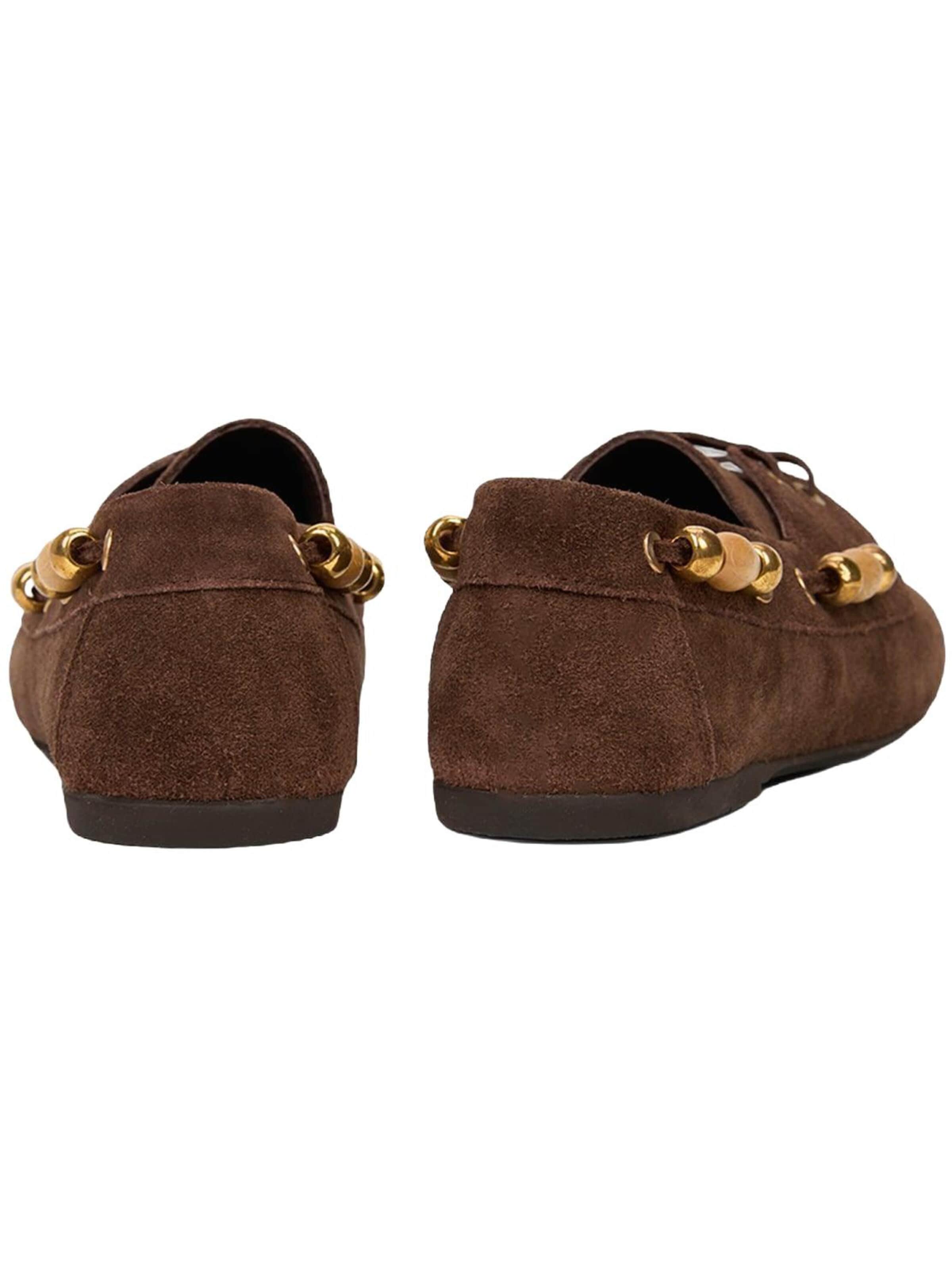Desa - Mocasines 'Spitze' en marrón