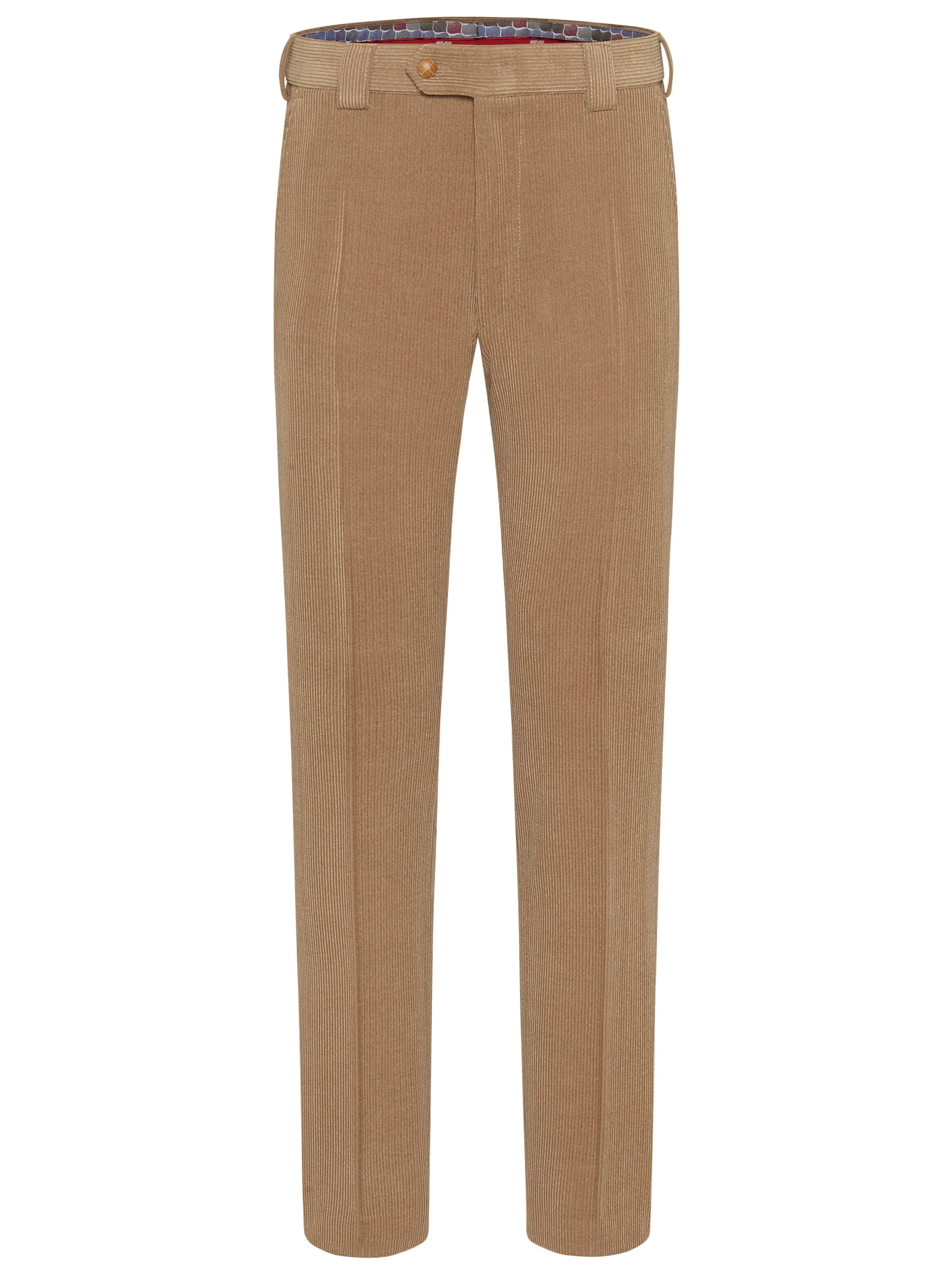 MEYER Regular Chino 'Trevira' in Bruin: voorkant