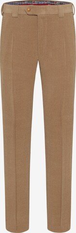 MEYER Chino Pants 'Trevira' in Brown: front