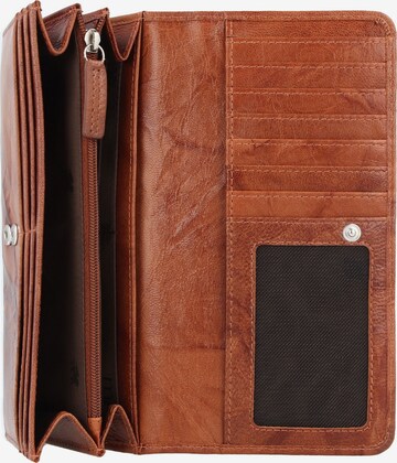 mano Wallet 'Donna Aurona' in Brown