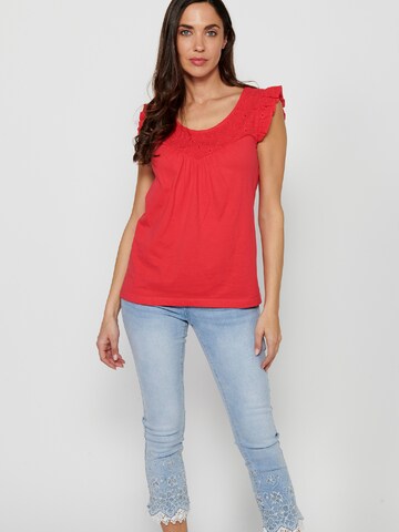 KOROSHI Bluse in Rot