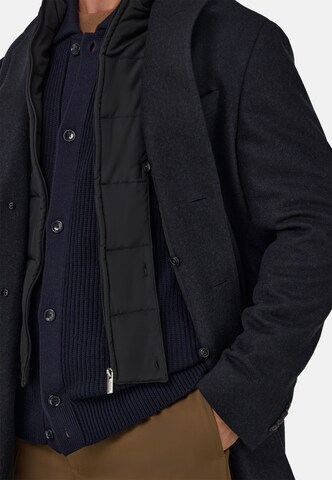 Boggi Milano Between-seasons coat in Blue