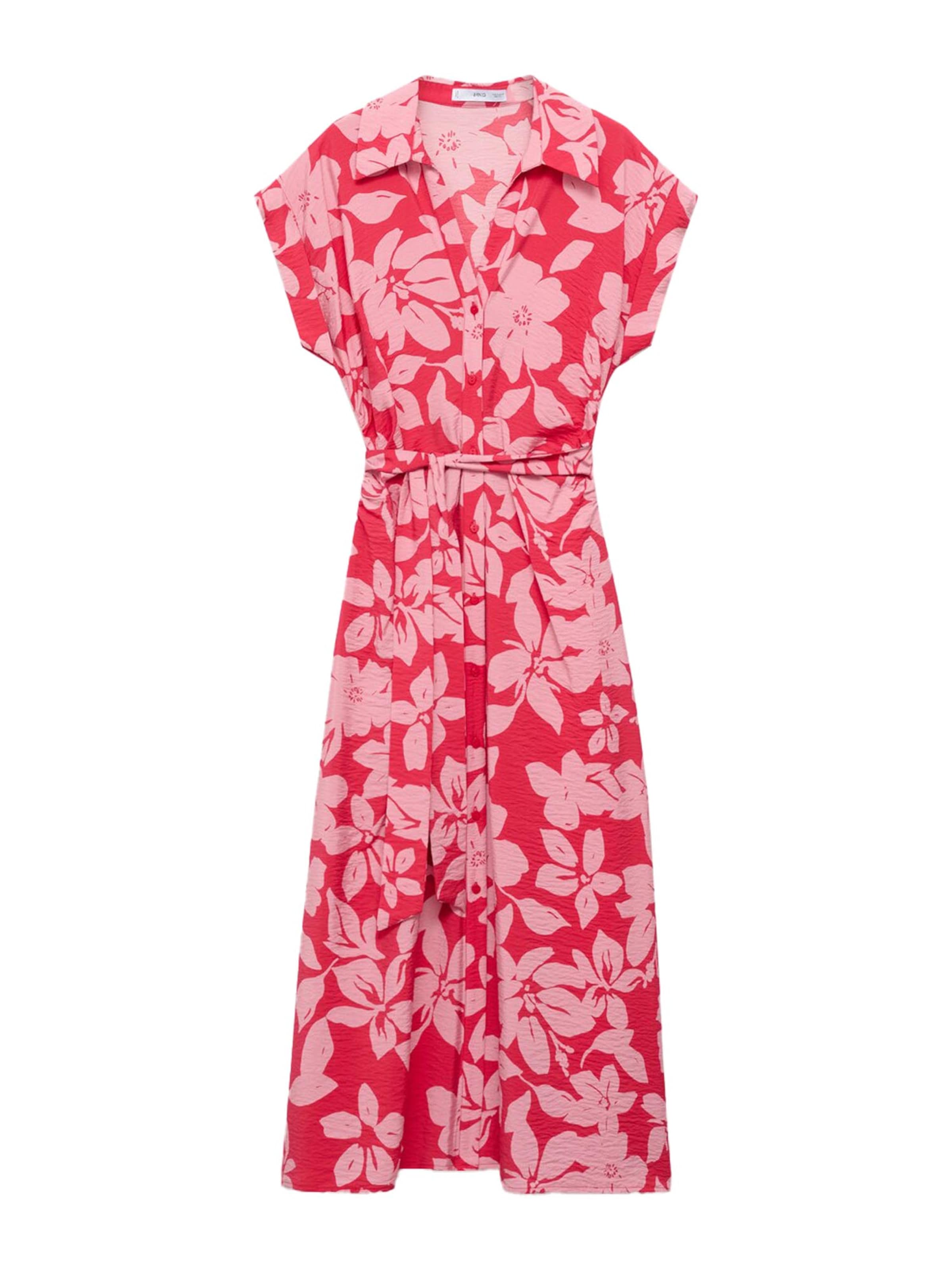 MANGOKošulja haljina 'APPLE' - roza boja: prednji dio