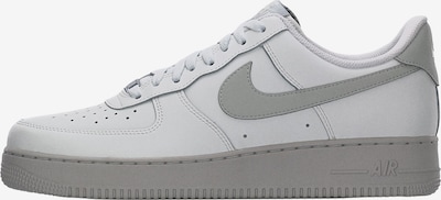 Nike Sportswear Matalavartiset tennarit 'Air Force 1 '07' värissä harmaa / valkoinen, Tuotenäkymä