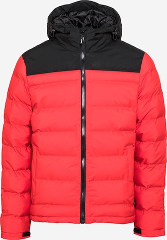 INDICODE JEANS Between-season jacket 'Eberhardy' in Red: front