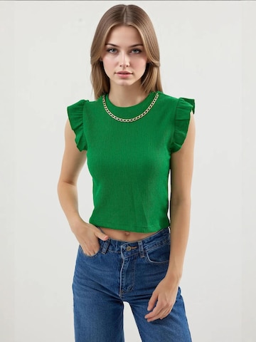 Bigdart Blouse in Green: front