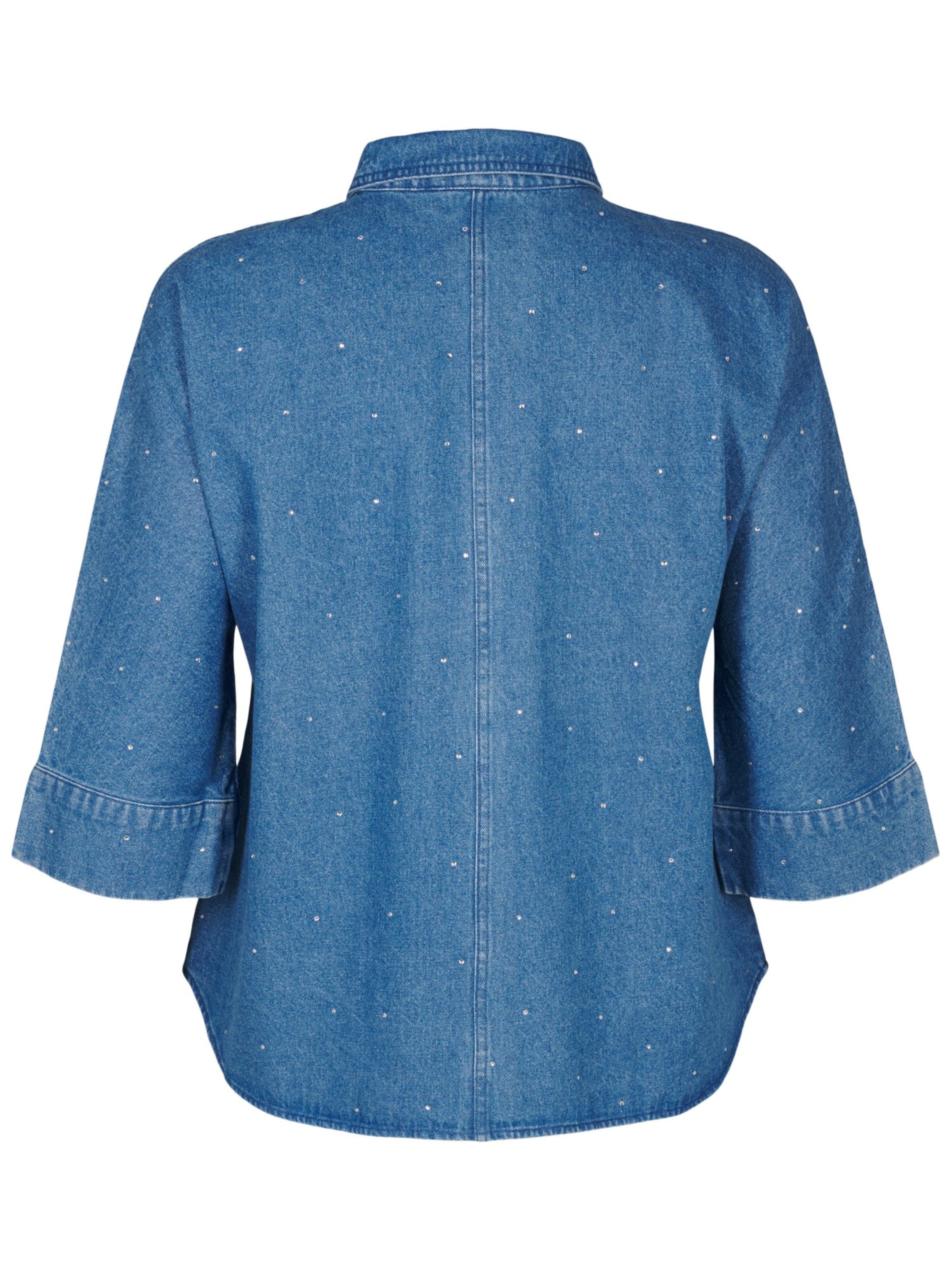 Zizzi Blouse 'ELOVA' in Blue