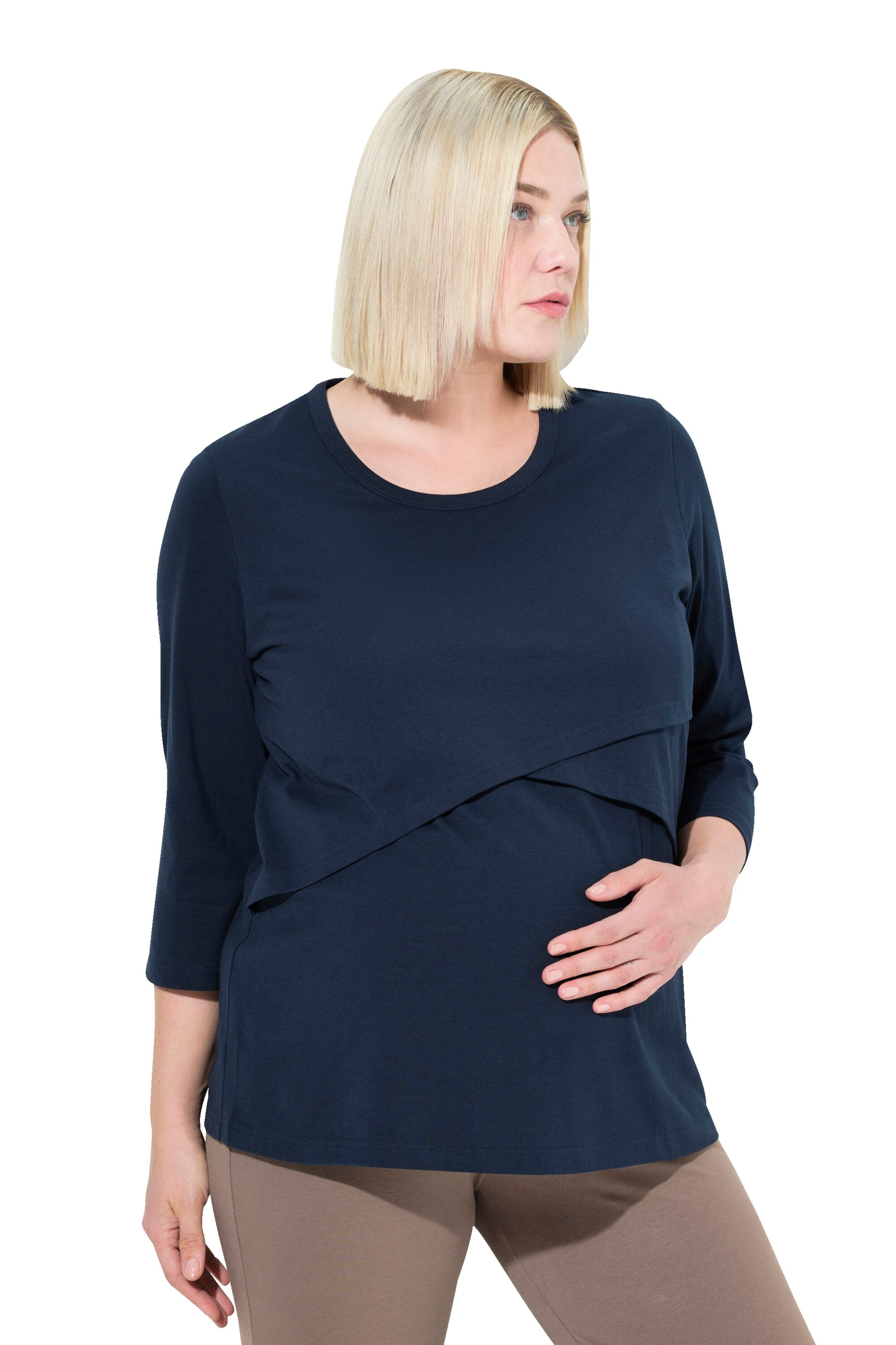 Ulla Popken Shirt in Blue: front
