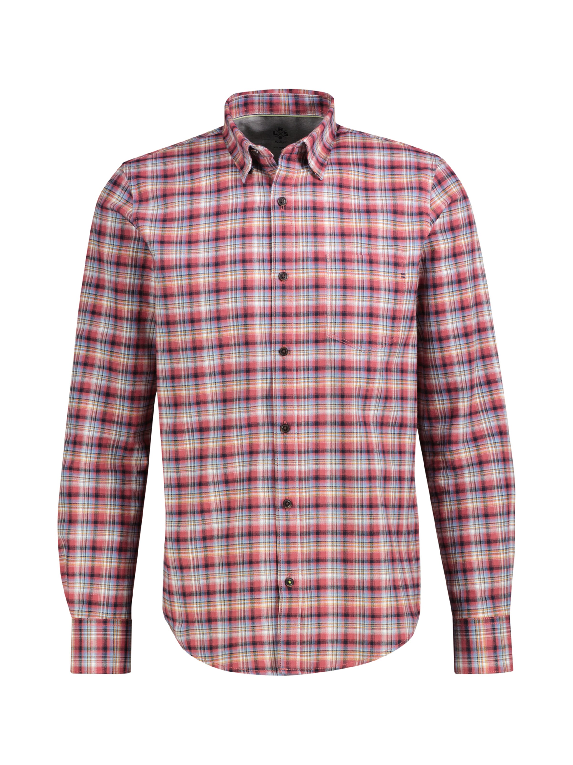 LRS Regular fit Overhemd in Rood: voorkant