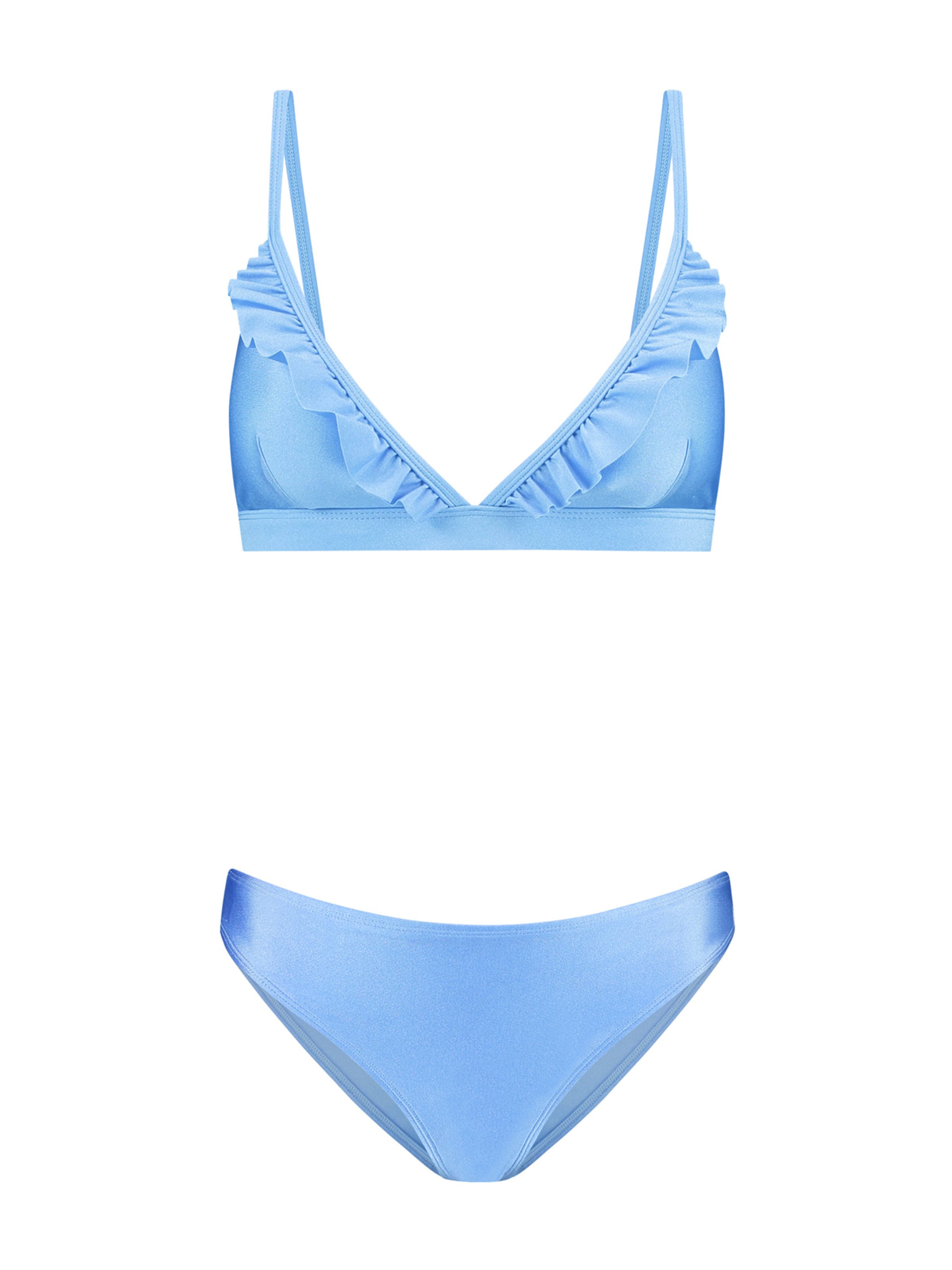 Shiwi Triangel Bikini i blå: forside