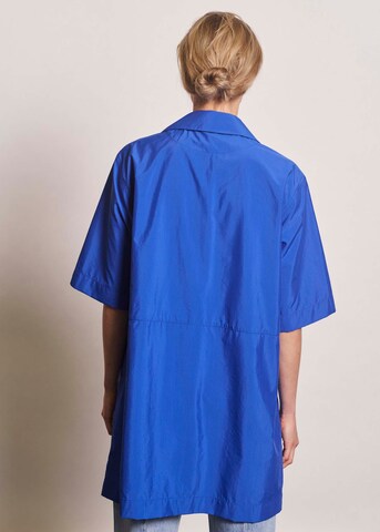 NORR - Vestido camisero en azul