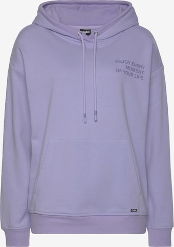 BUFFALO Sweatshirt in Lila: Vorderseite