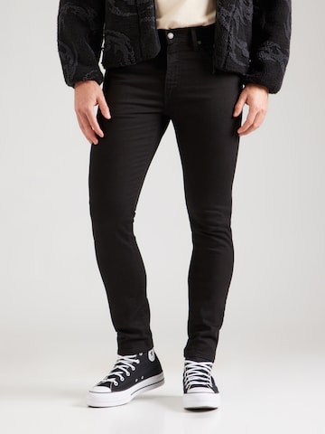 LEVI'S ® Tapered Jeans '512' in Black: front