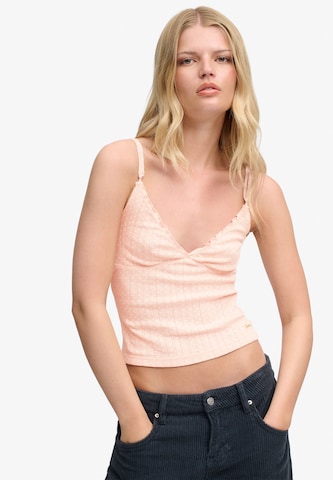 Superdry & Co Top 'Athletic Essentials' in Pink: front