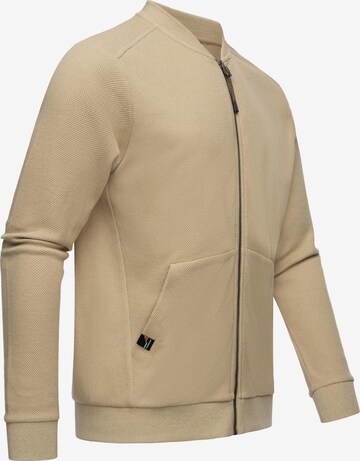 Ragwear Sweat jacket 'Cruider' in Beige