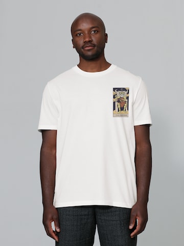 Watapparel Shirt 'Tarot The Emperor' in White: front