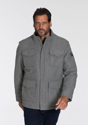 Man's World Wintermantel in Grau: Vorderseite