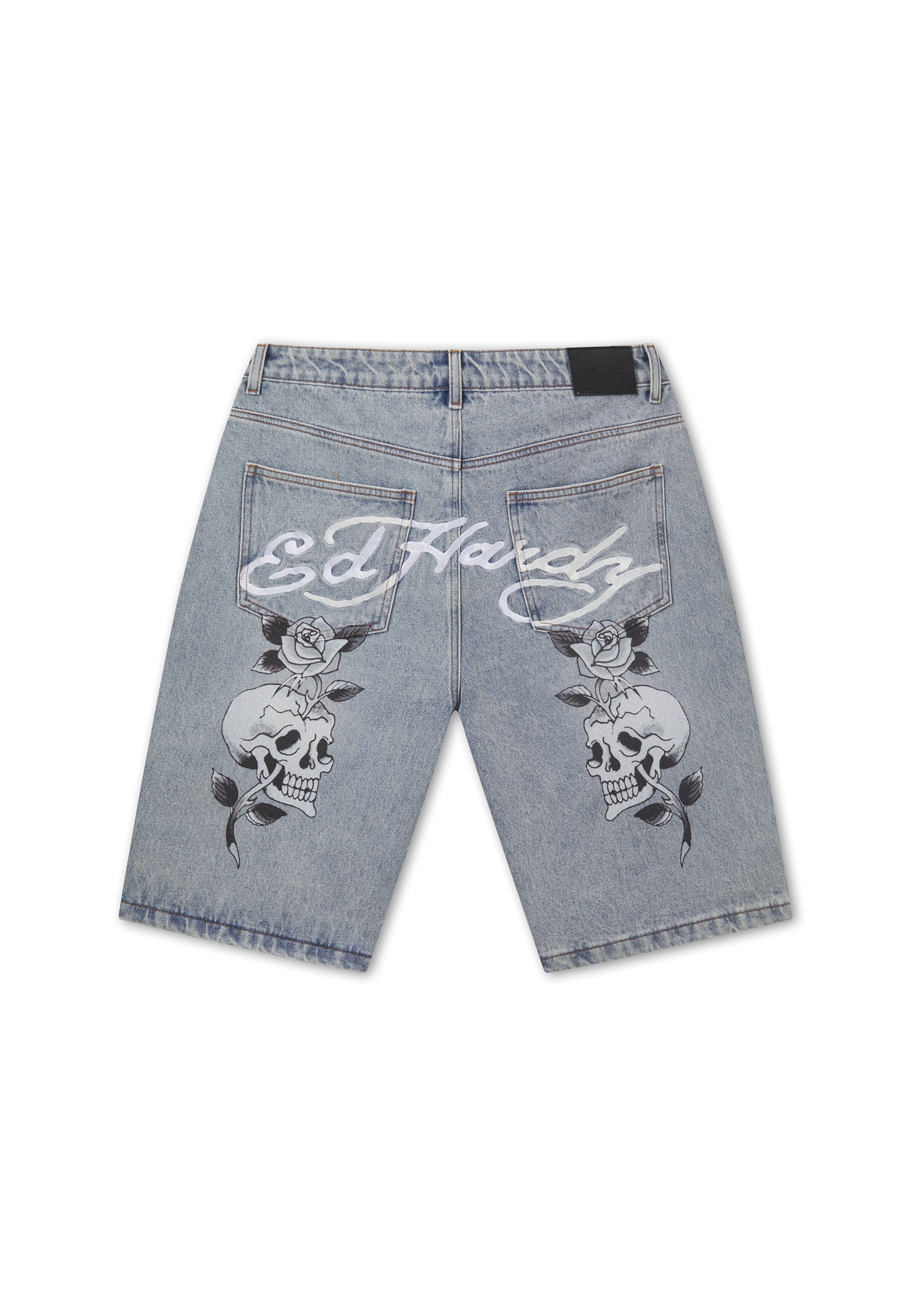 Ed Hardy Loosefit Jeans i blå