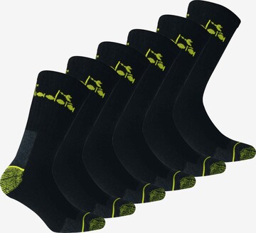 Diadora Athletic Socks in Black: front