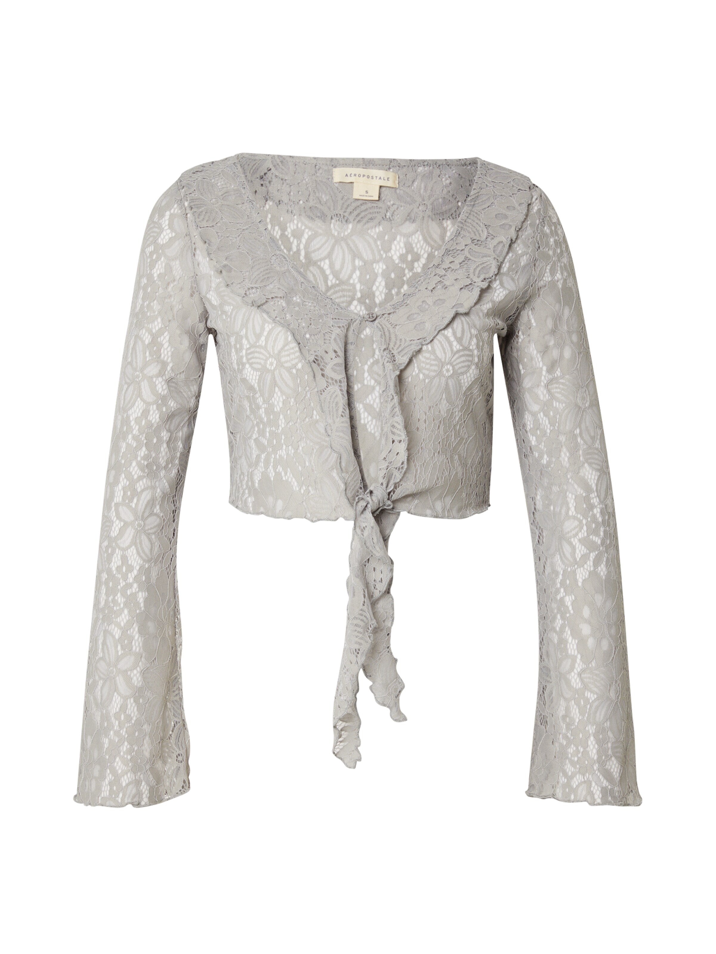 AÉROPOSTALE Blus i grå: framsida